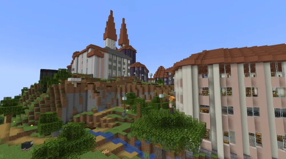 Brněnská katedrála v Minecraftu