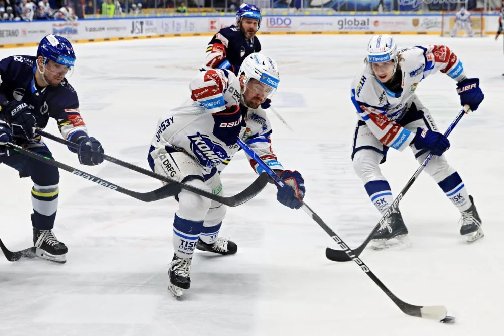 Kometa díky hattricku Fleka zlomila sérii proher. Doma zdolala České Budějovice