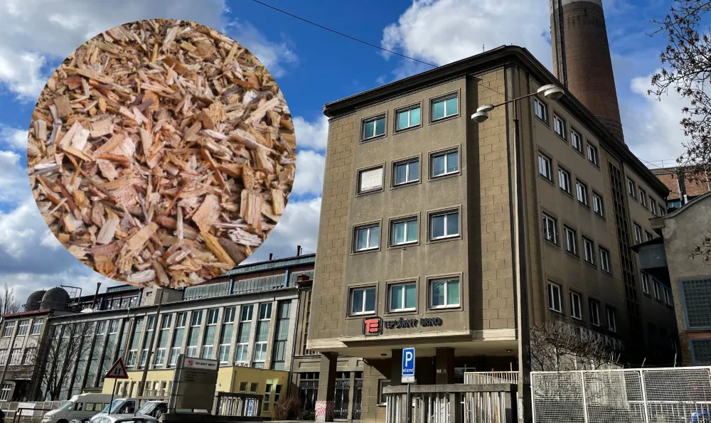 Brno zahřeje dřevní štěpka místo ruského plynu. Teplárny postaví nový kotel