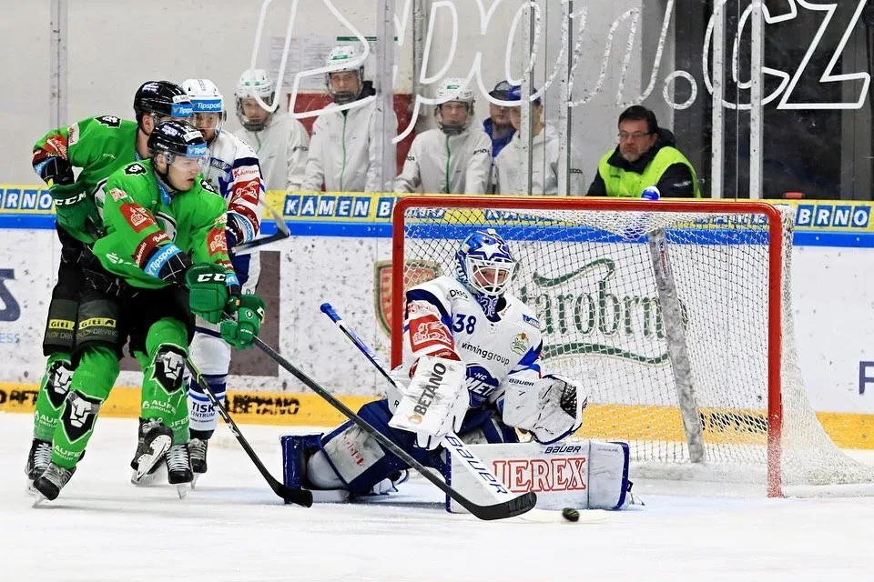Kometa v předkole podruhé porazila Boleslav a mečbol. K výhře dovedl Brno brankář Furch