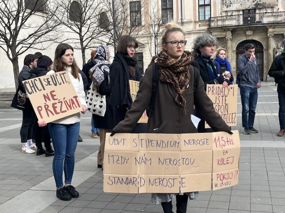 Ilustrační foto. Protest na Moravském náměstí