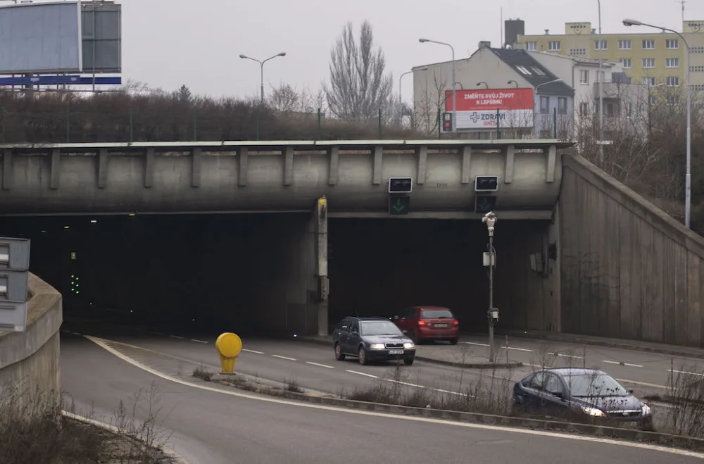 Husovický tunel v Brně