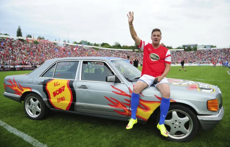 Petr Švancara při rozlučce s kariérou