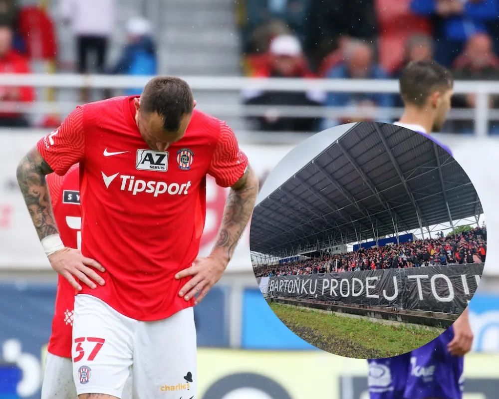 Zmar a trápení Zbrojovky trvá. Nejhorší zápas kariéry, plakal Řezníček po prohře s Pardubicemi