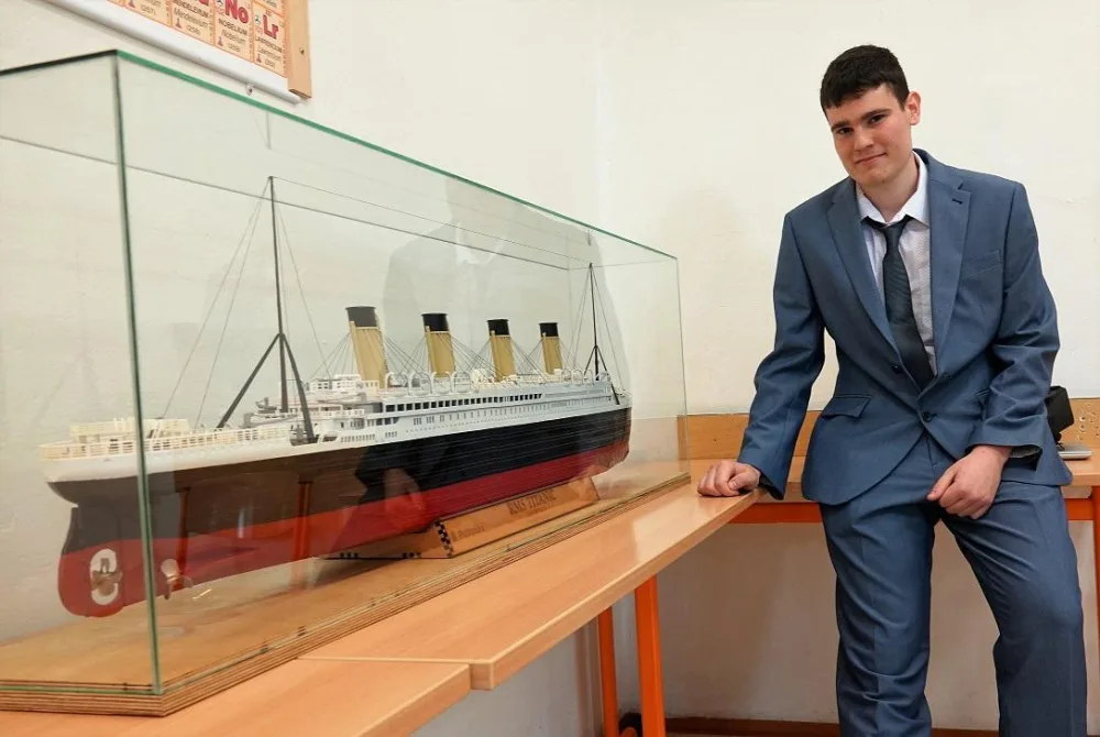 Jakub Vala vyrobil 3D model slavného Titanicu