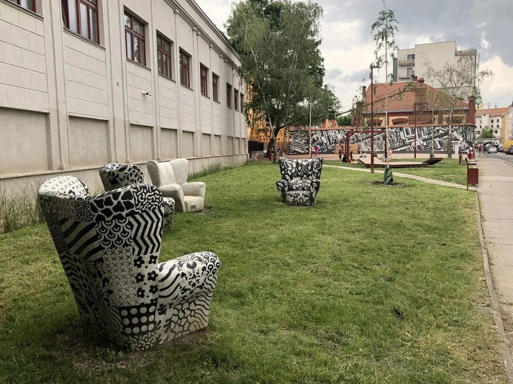 Lidé z brněnského Bronxu můžou relaxovat v novém parku