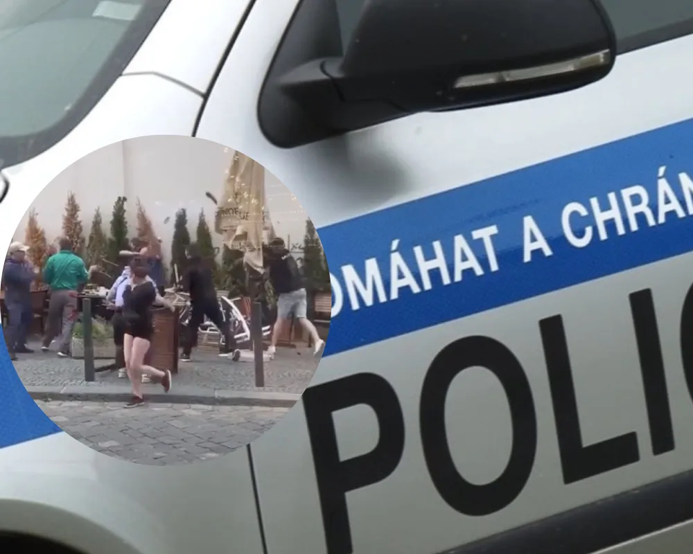 VIDEO: Skupina Romů zaútočila v Brně na Ukrajince. Házeli po nich židle a stoly