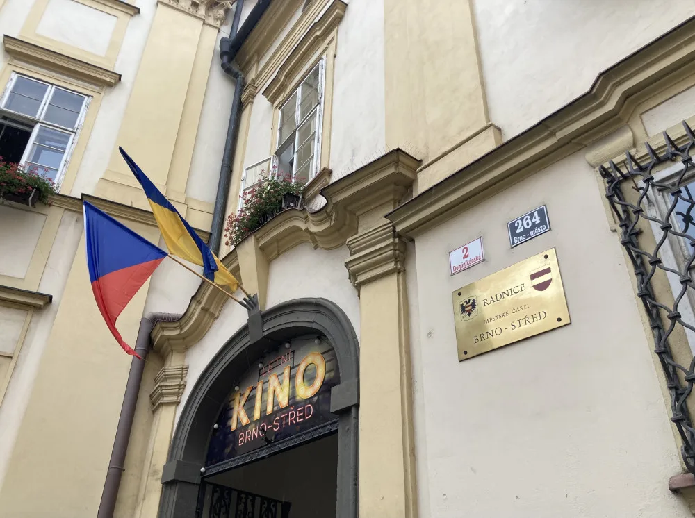 Sundejte vlajku Ukrajiny z radnice, volají v Brně okamurovci. Ani omylem, reaguje úřad