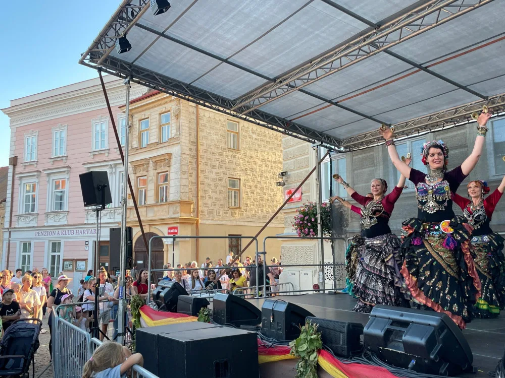 Tisíce lidí ve Znojmě pije víno a oslavuje Jana Lucemburského. Vypuklo historické vinobraní
