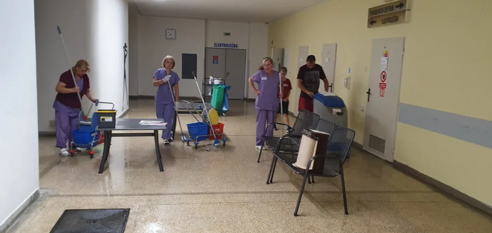 Jižní Moravu zasáhl silný déšť. V Boskovicích voda zatekla do archivu i nemocnice