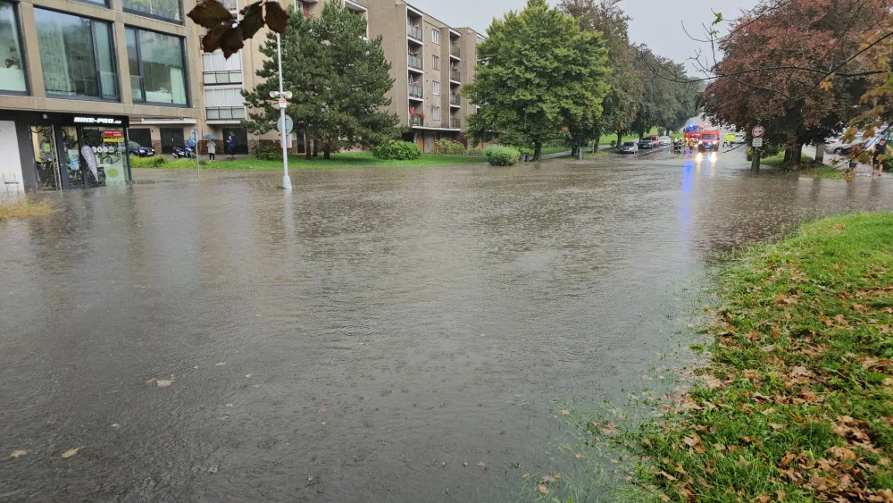 Jižní Moravu zasáhl silný déšť. V Boskovicích voda zatekla do archivu i nemocnice