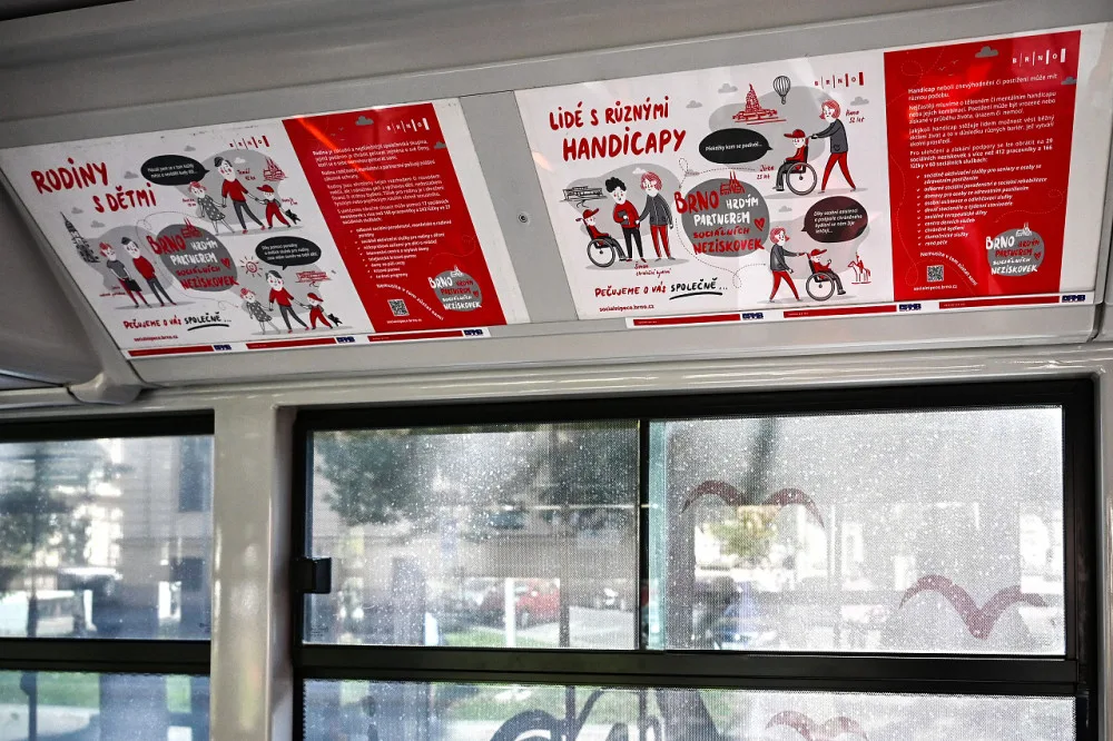Brno hrdě podporuje sociální neziskovky. Jejich služby představuje nová kampaň i šalina