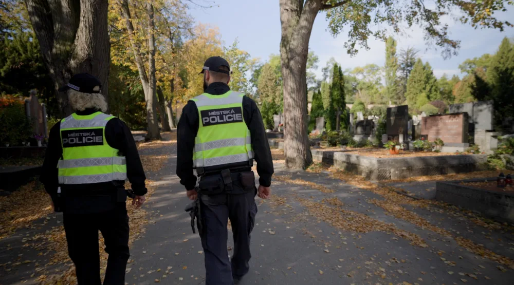 Strážníci v Brně vyrazí se psy na hřbitovy, aby pohlídali věnce