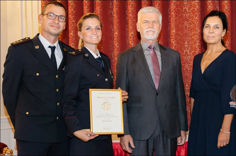 Policistku Obvodního oddělení ocenil prezident České republiky