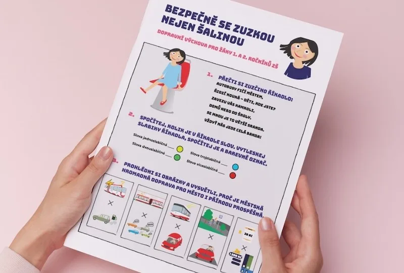 Cestujte bezpečně se Zuzkou nejen šalinou