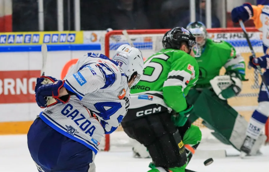Hokejisté Mladé Boleslavi otočili zápas v Brně a vyhráli 3:2 v prodloužení