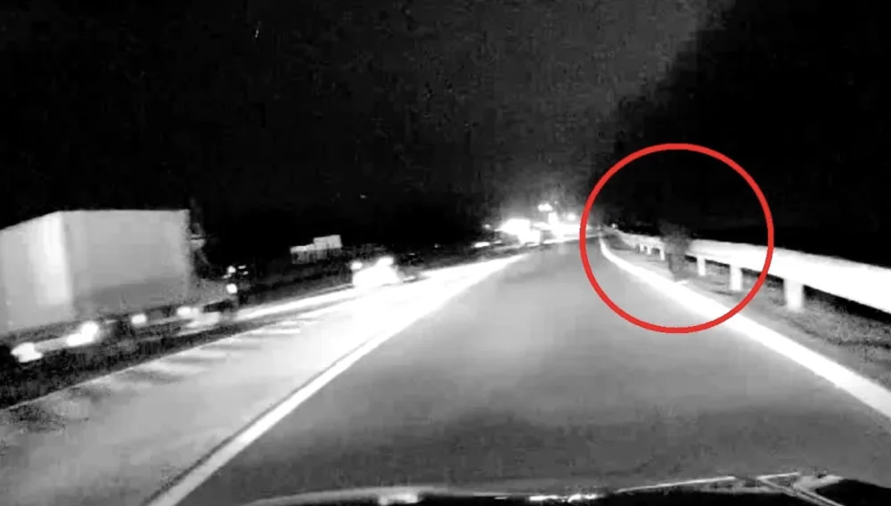 Seniorce ujel autobus, domů šla tmou po silnici podél svodidel, kolem ní projížděla auta stovkou
