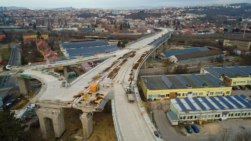 V létě se otevře nová část městského okruhu v Brně