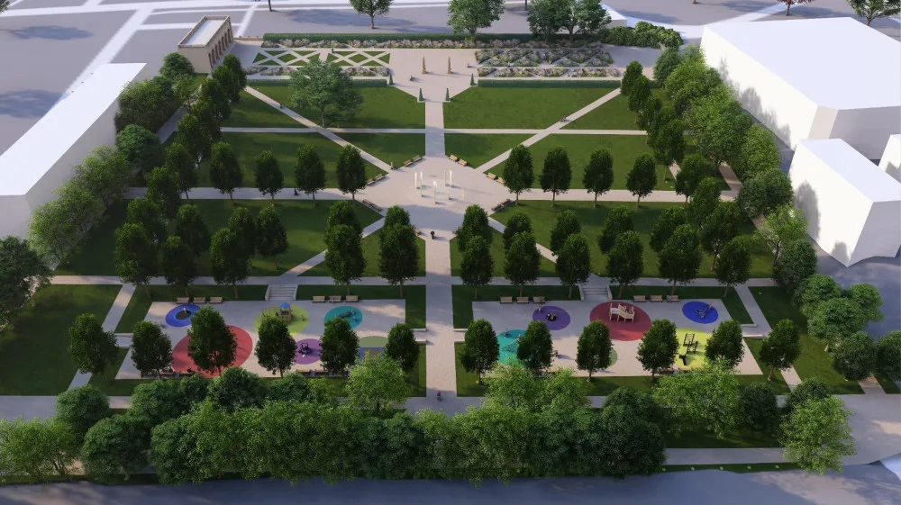 VIZUALIZACE: Zámecký park ve Vyškově čeká proměna. Architekti se inspirovali ve Francii