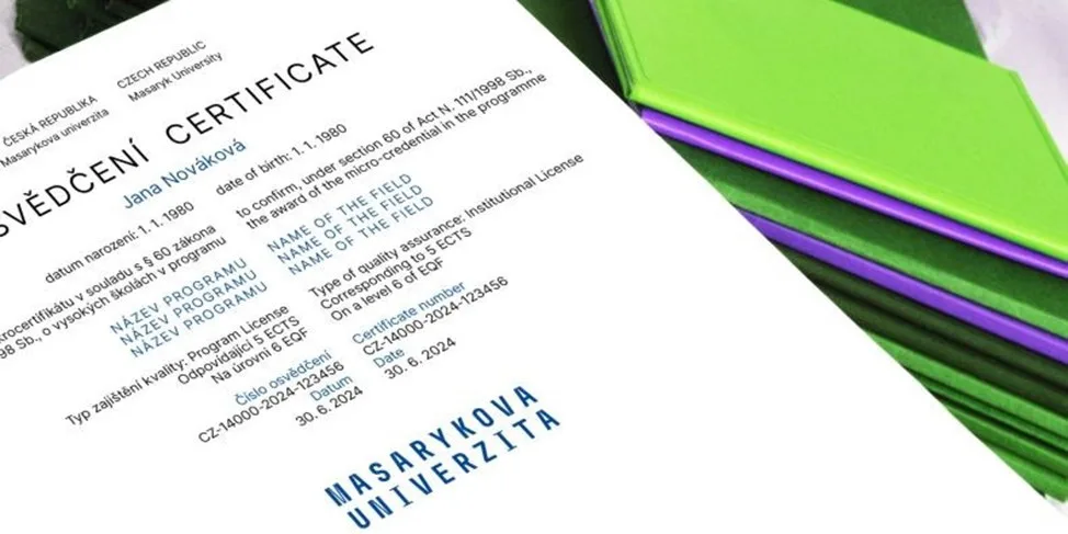 Masarykova univerzita má novou formu celoživotního vzdělávání s mikrocertifikáty. Zlepší šance na trhu práce