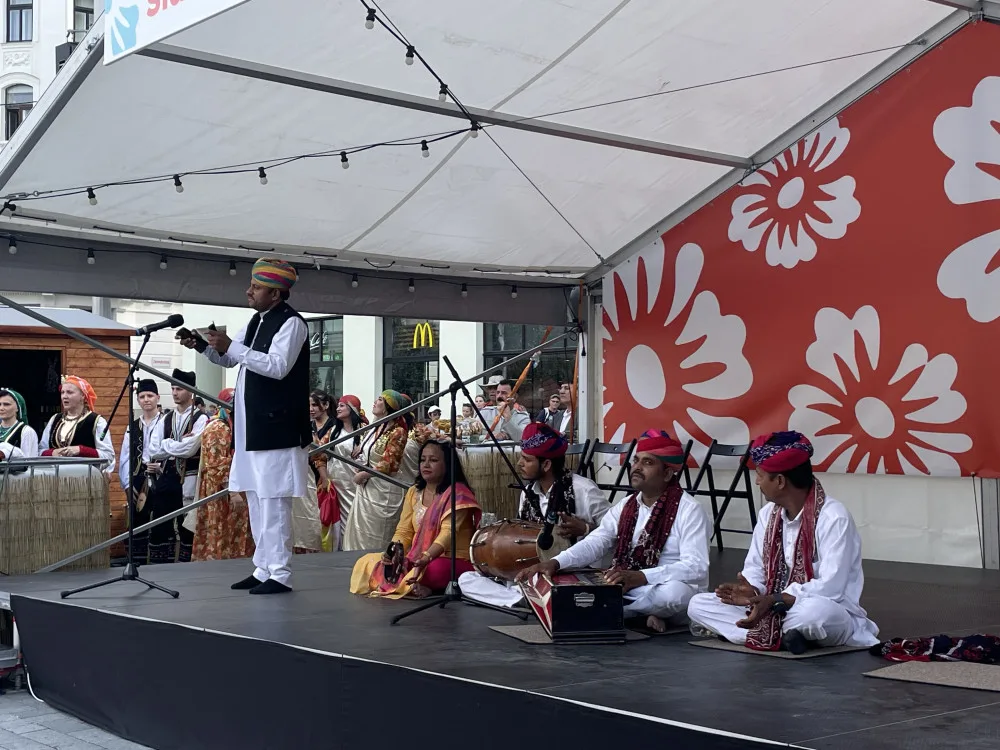 Do Brna přijely folklorní soubory z Indie i Mexika