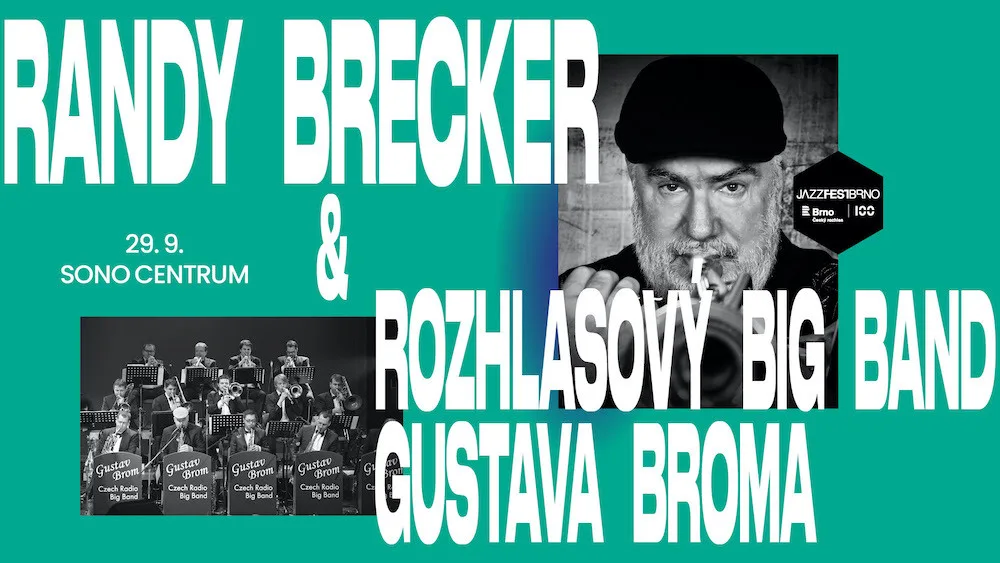 Trumpetista Randy Brecker a Rozhlasový Big Band Gustava Broma oslaví na JazzFestBrno 100 let brněnského Českého rozhlasu