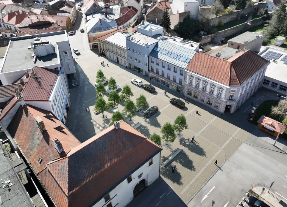 VIZUALIZACE: Znojemské náměstí Svobody projde regenerací. Obyvatelé města se mohou těšit na novou kašnu