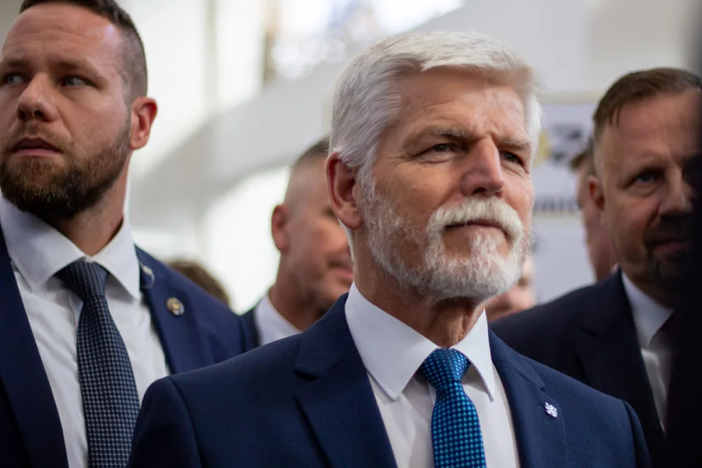 FOTOGALERIE: Prezident Petr Pavel navštívil jižní Moravu. Podívejte se, jak vypadal jeho příjezd na výstaviště