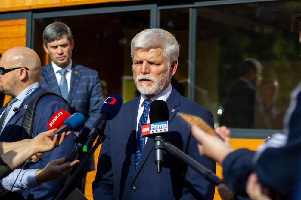VIDEO: Prezident Petr Pavel navštívil Brno. Vyjádřil se ke kyberbezpečnosti či digitalizaci