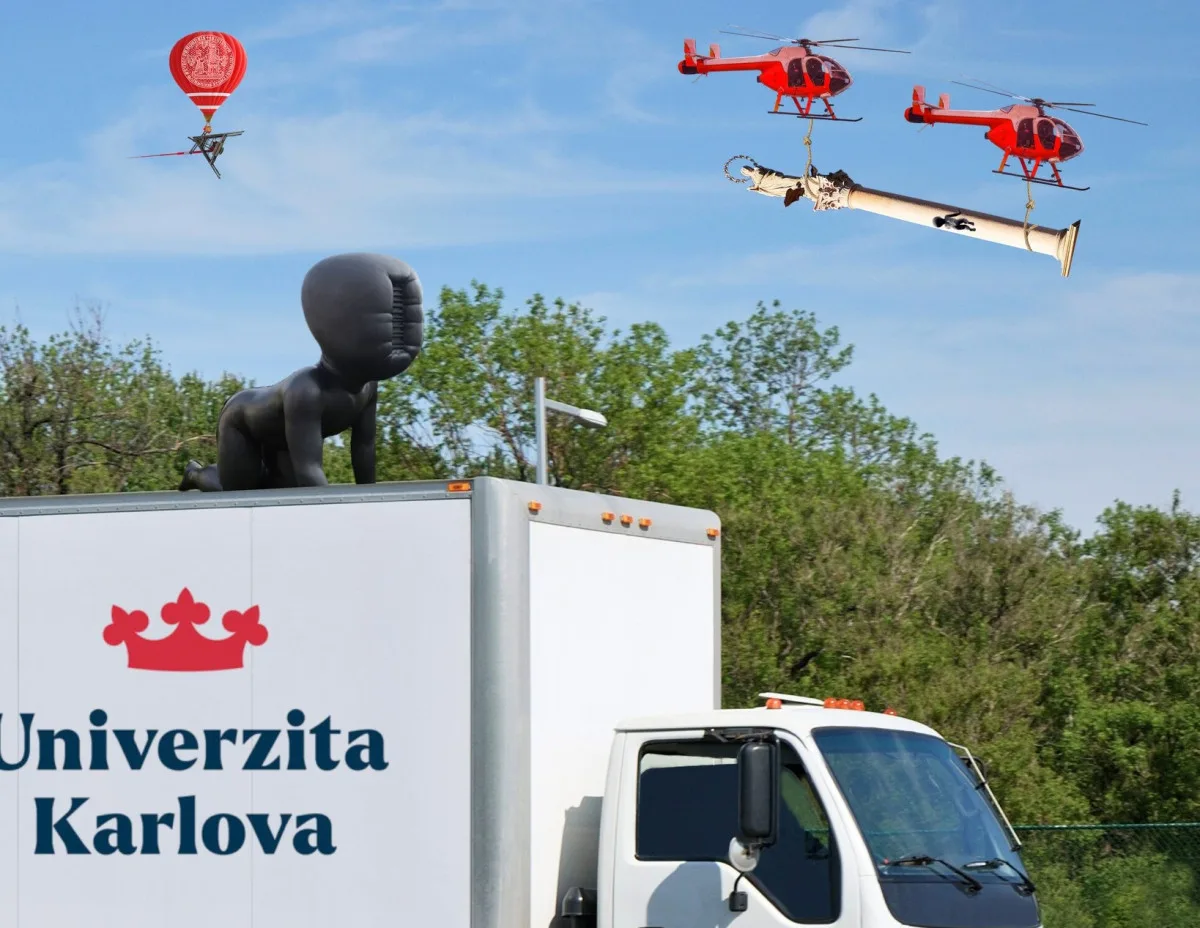 Hasiči na gigantických kobylkách nebo sběratelské figurky strážníků. Brno bylo plné aprílových žertů