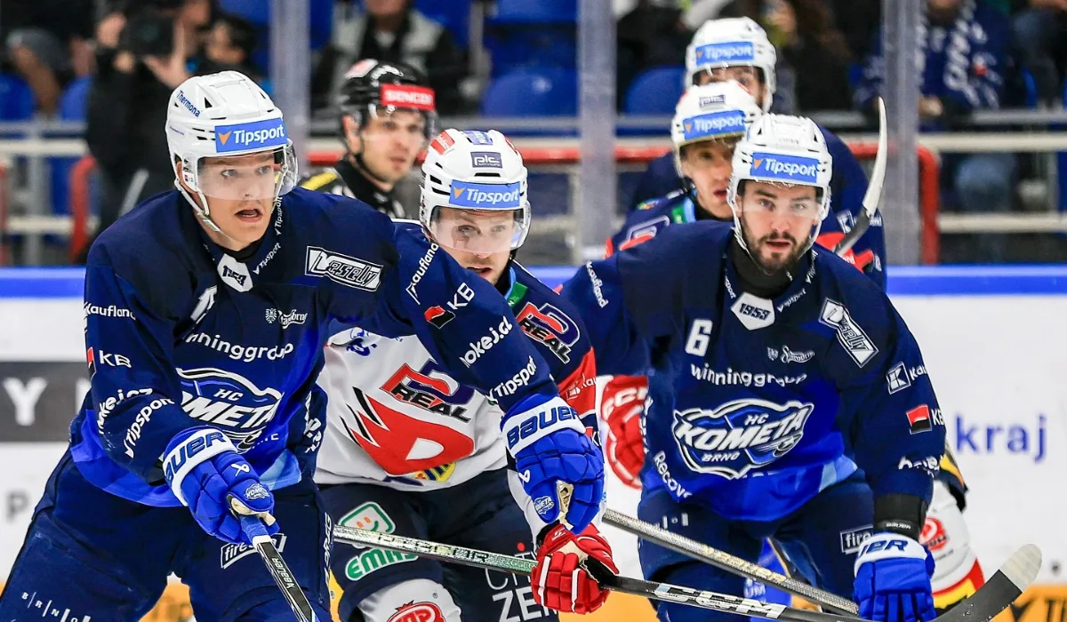 Hokejisté Brna prohráli v prodloužení s Pardubicemi 1:2, ale dál vedou tabulku