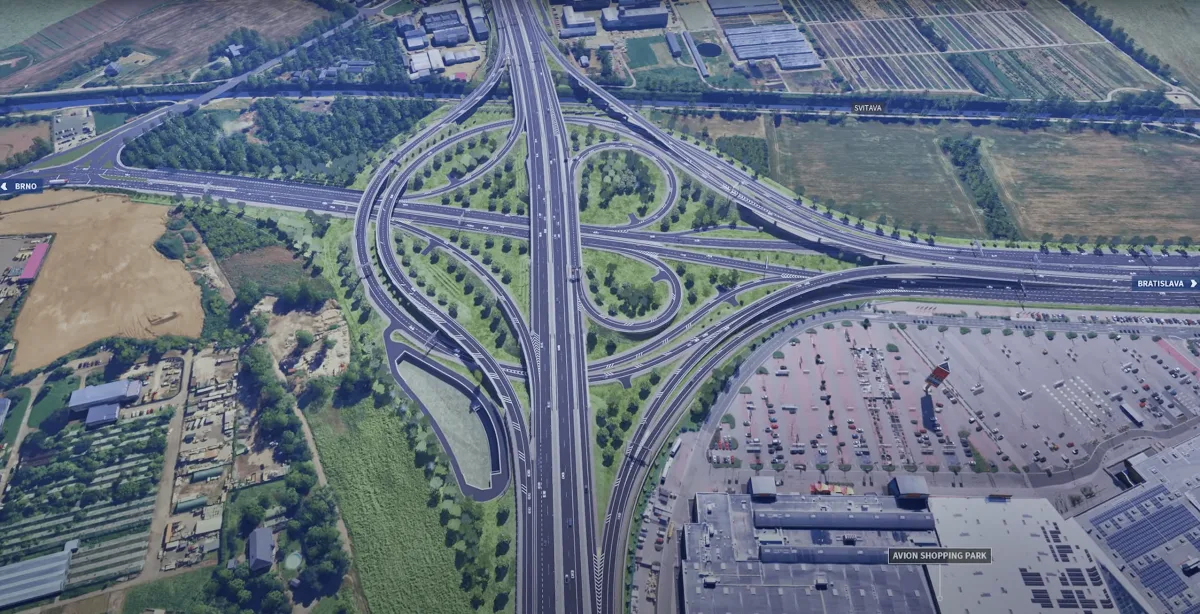 Vizualizace křižovatky