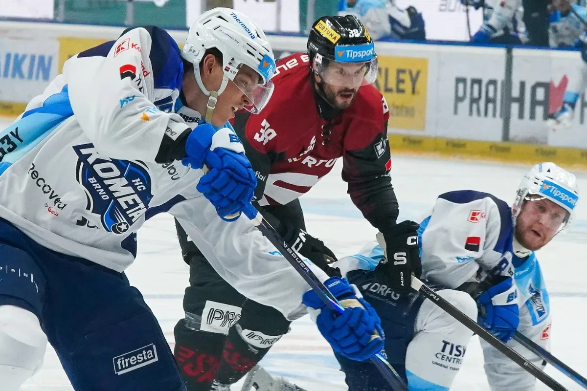 Sparta má podruhé za sebou všechny body, porazila úřadujícího mistra Brno 4:1