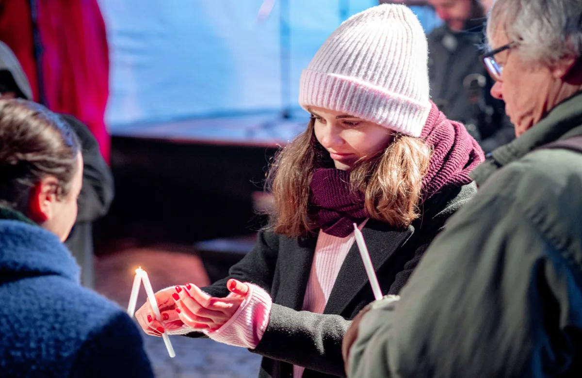 FOTO: Mší na Římském náměstí v centru Brna skončil advent