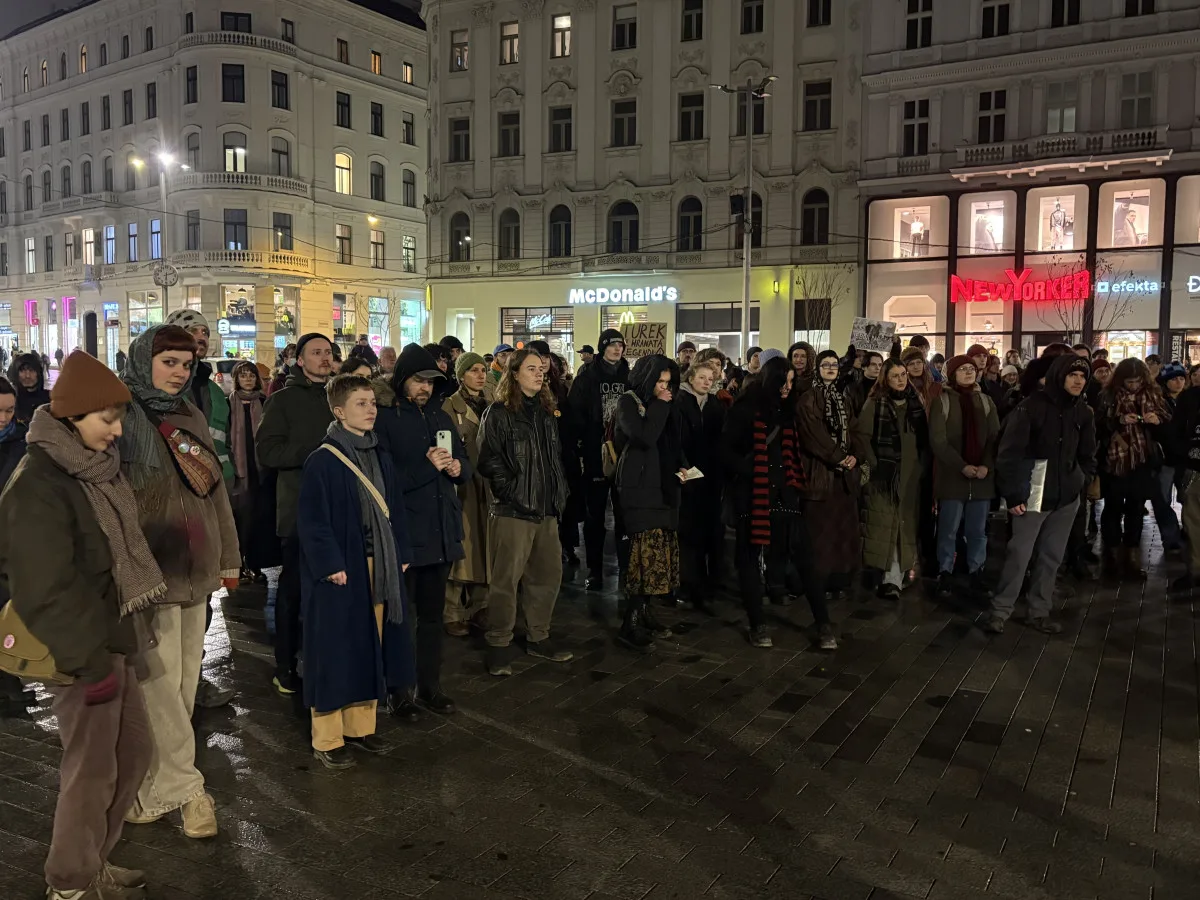 Nechceme mafiány ve vládě, zaznělo v Brně. Demonstrovalo asi sto lidí