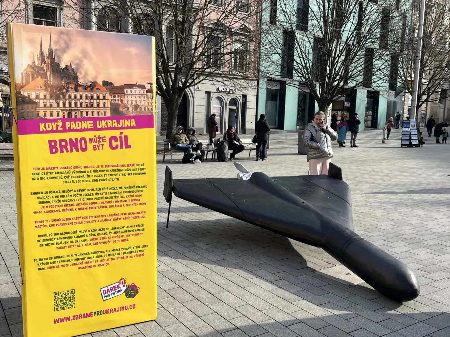 I Brno může být cíl. Ruský dron dorazil do na jih Moravy, poukazuje na hrůzy války