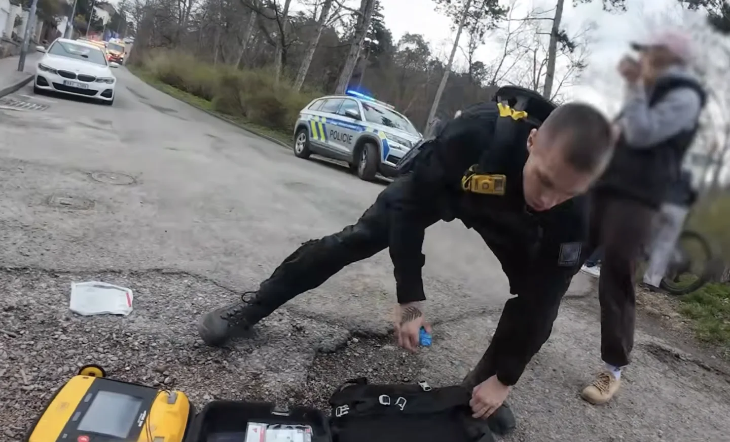 Snímek ze zásahu