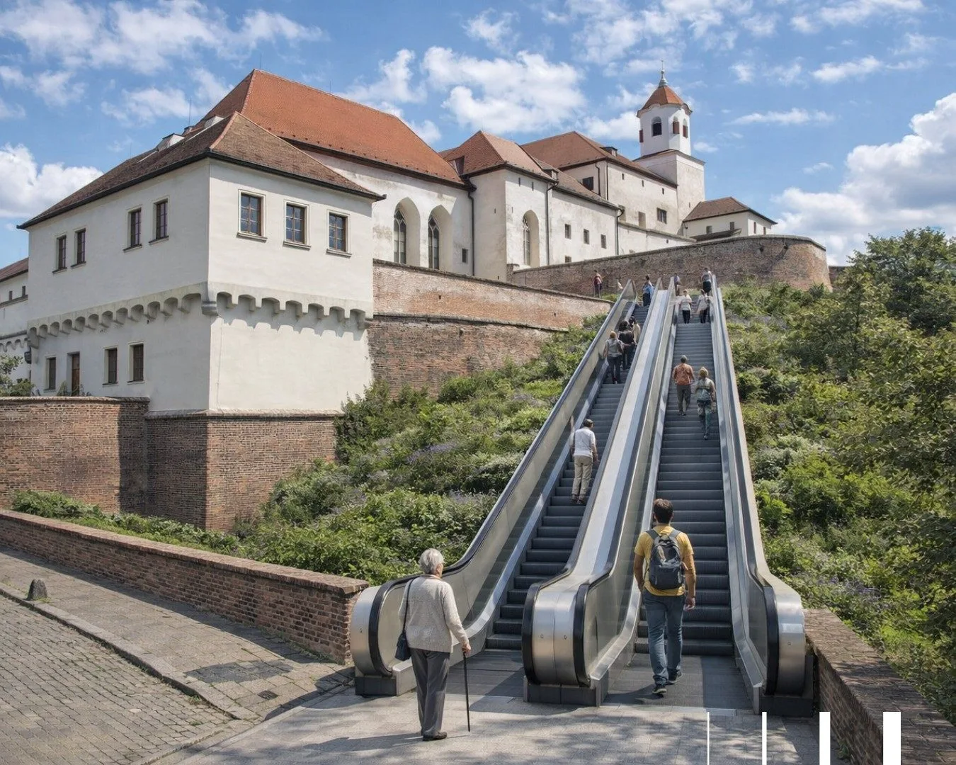Říční tramvaj i eskalátory na Špilberk. Jih Moravy ovládly aprílové žerty