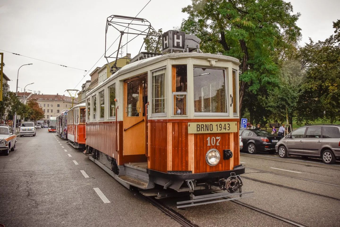 Cestující v Brně se o víkendech svezou retro tramvajemi a trolejbusy
