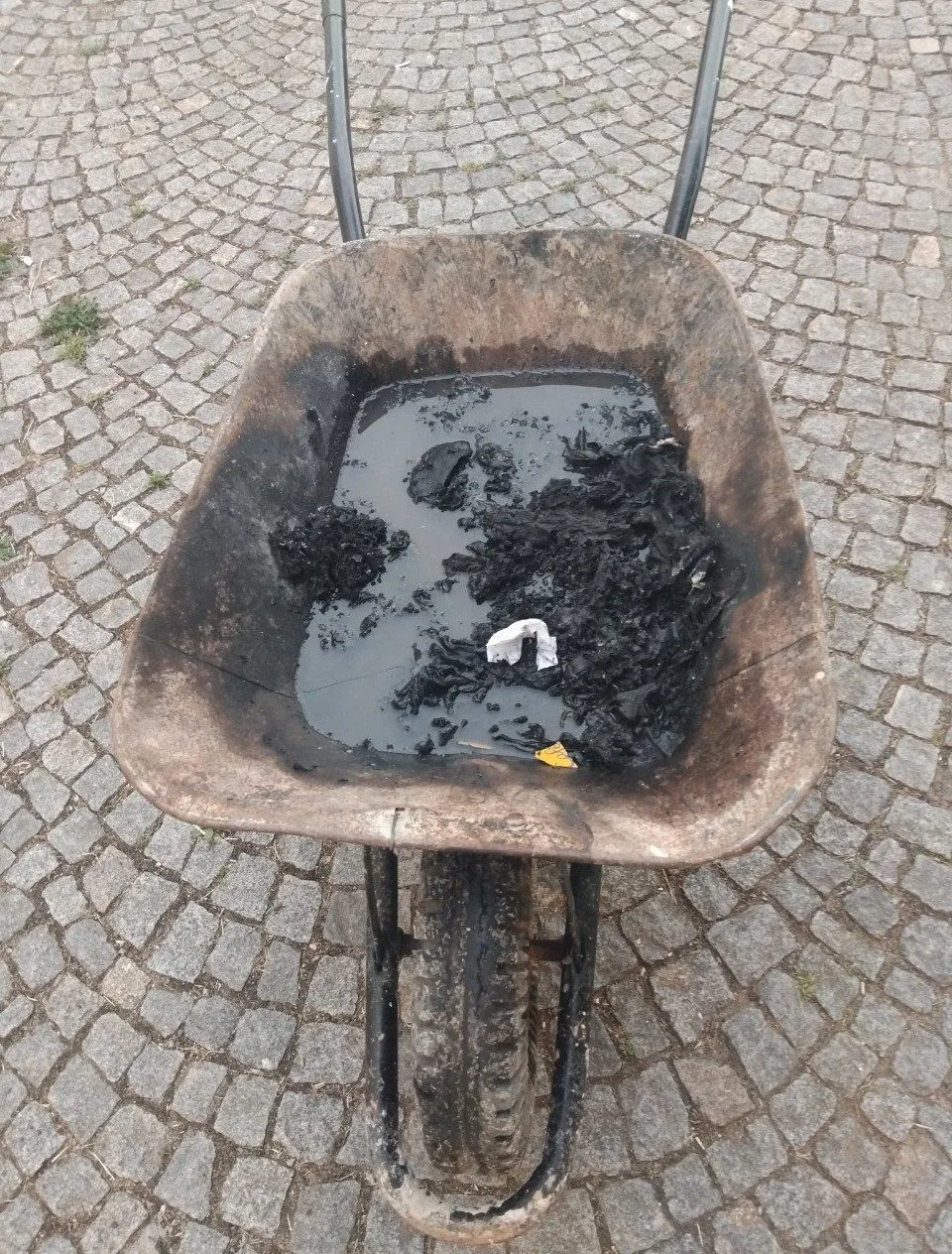 Šatník podrobil tvrdé kritice. Nahý muž z Brna pálil nechtěné oblečení v parku