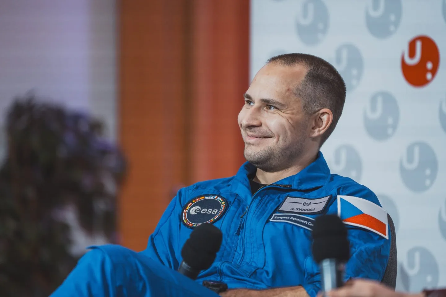 Aleš Svoboda na návštěvě Univerzity Pardubice (březen 2025).