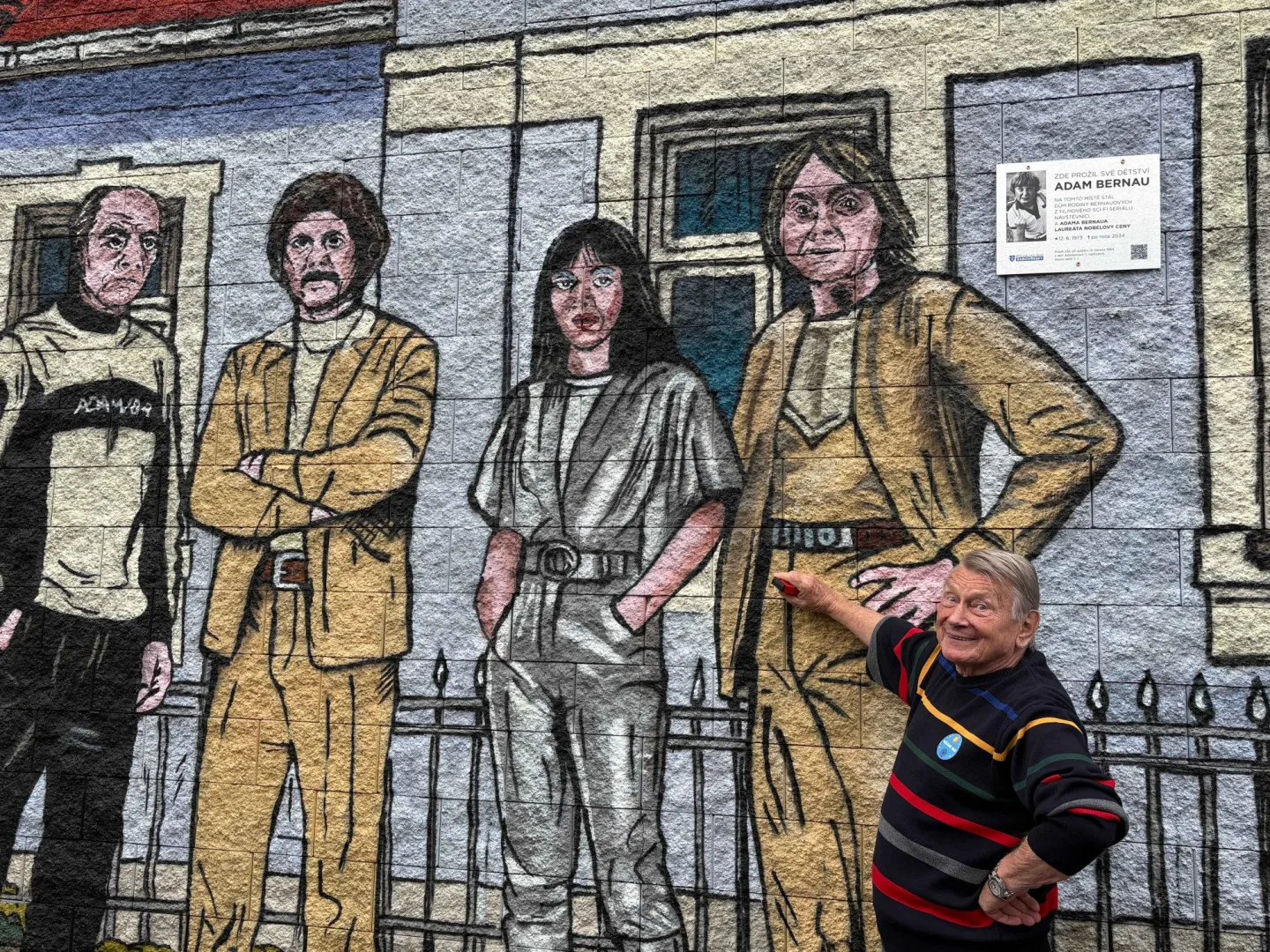 Most v Brně nese jméno Adama Bernaua. Fanoušci Návštěvníků slavili s amarouny
