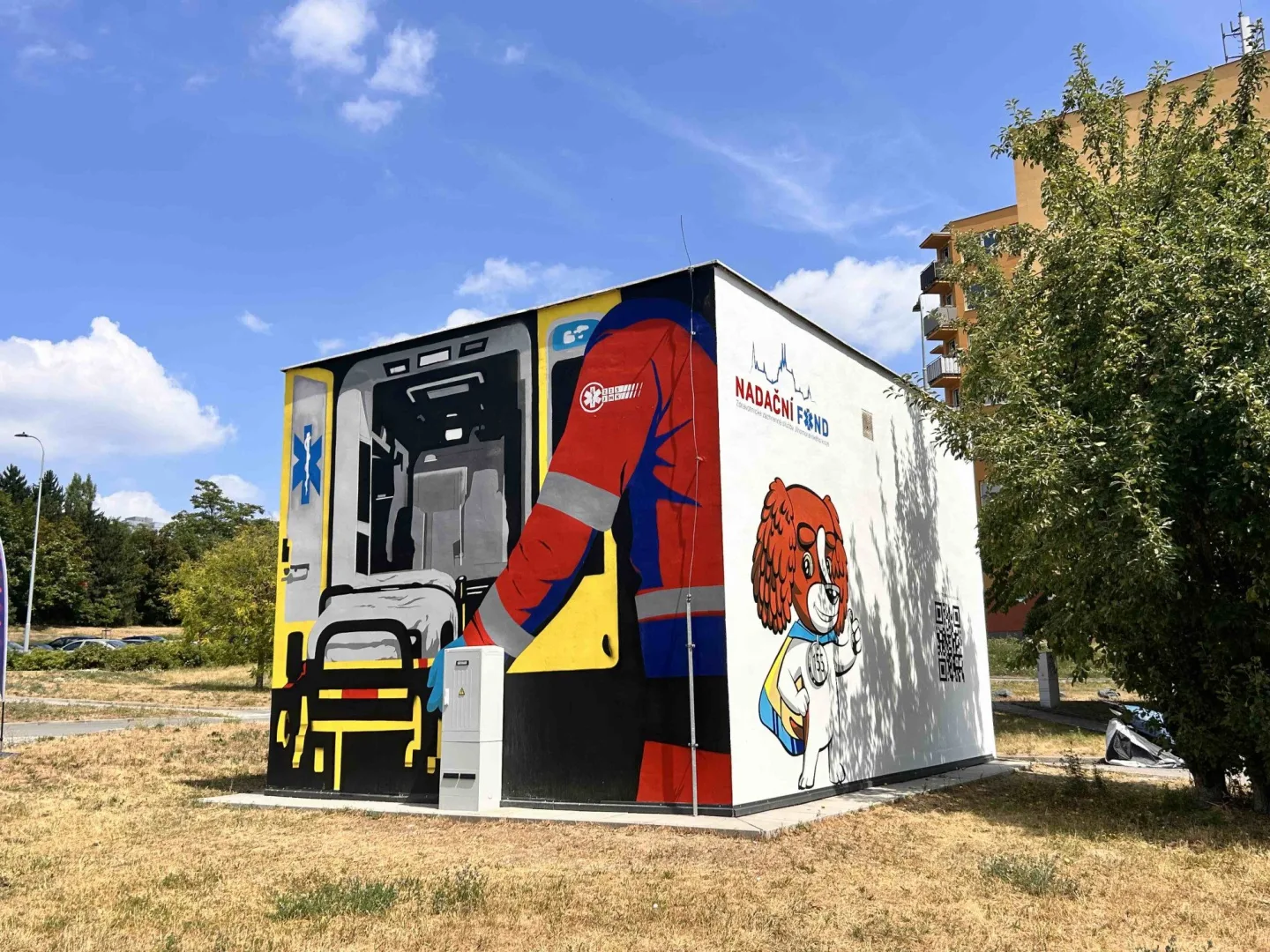 Trafostanice pro zdravotníky. Ve Starém Lískovci je nově street art