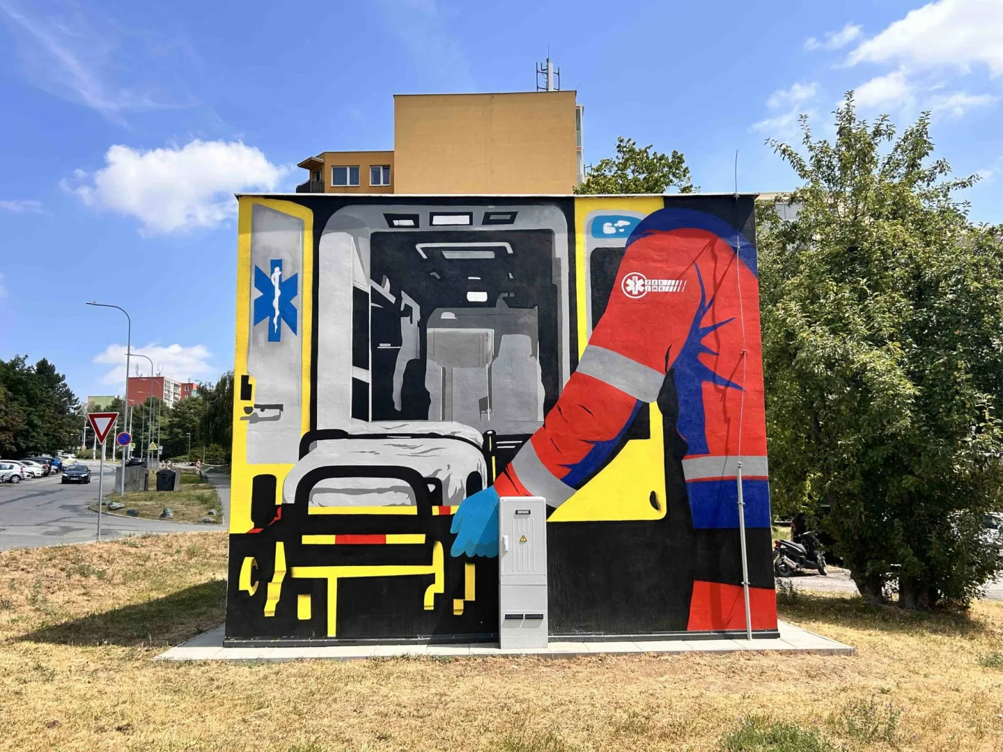 Trafostanice pro zdravotníky. Ve Starém Lískovci je nově street art