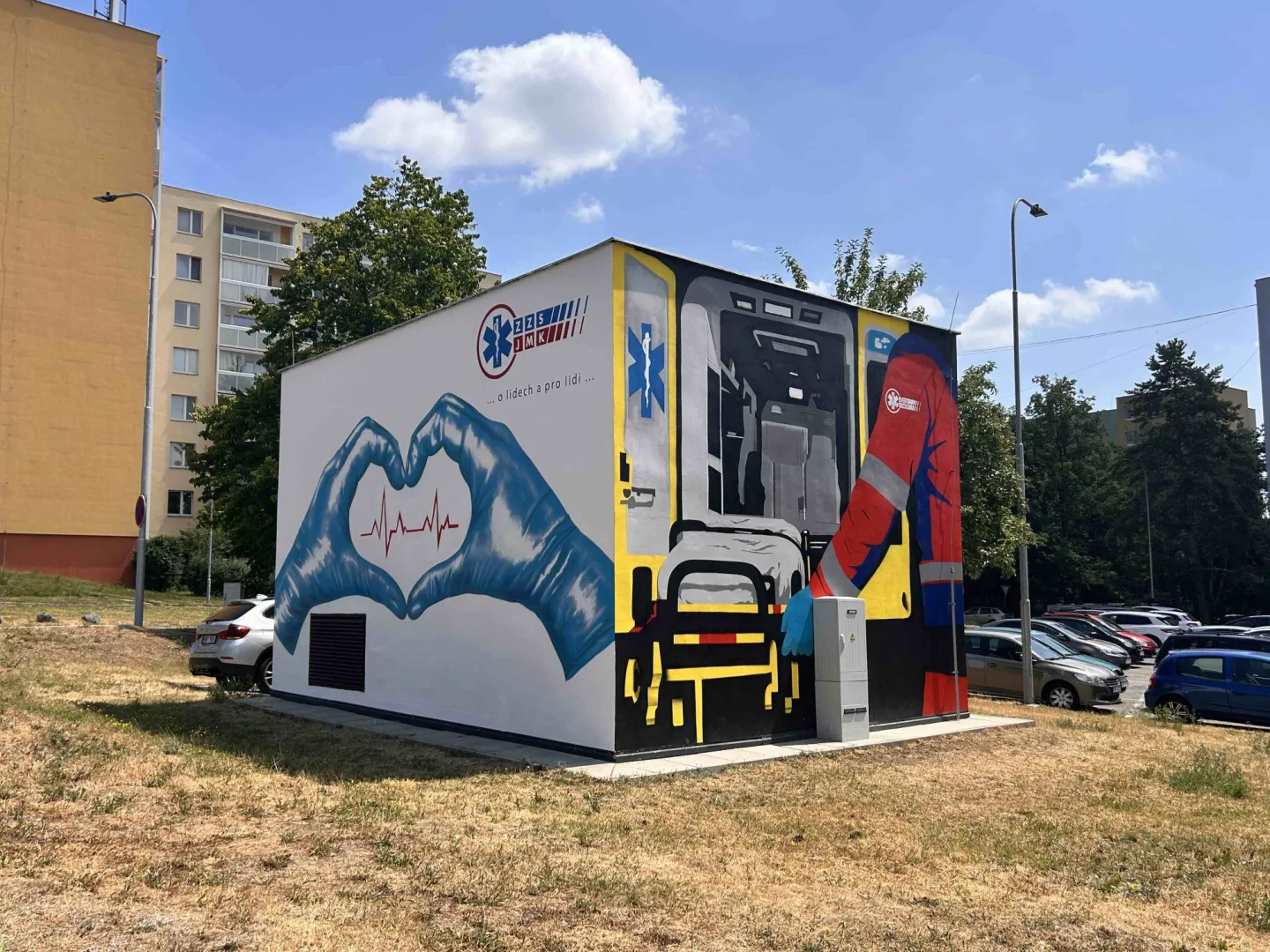 Trafostanice pro zdravotníky. Ve Starém Lískovci je nově street art
