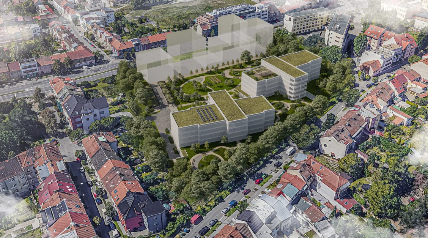 Více prostoru, modernější zázemí. V Židenicích rostou nové budovy domova pro seniory
