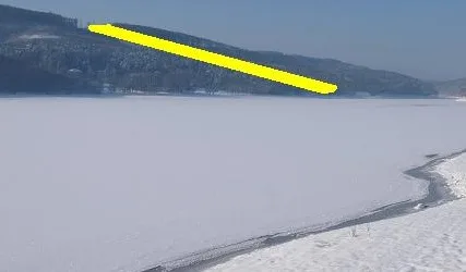 Umístění plánované sjezdovky
