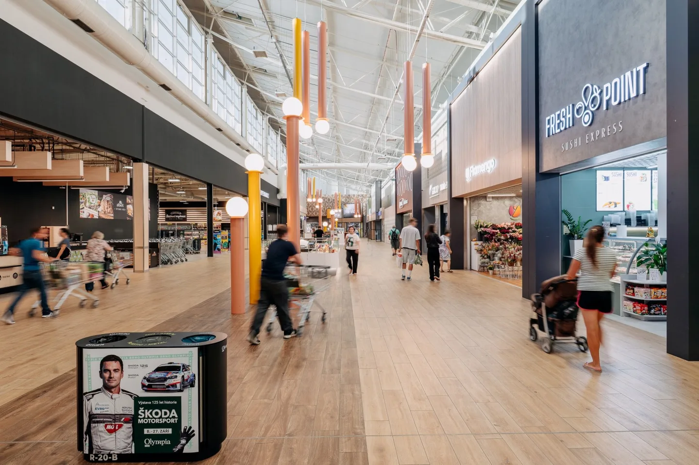 Olympia Brno zrekonstruovala pasáž u Alberta. Nově nese název Olympia market