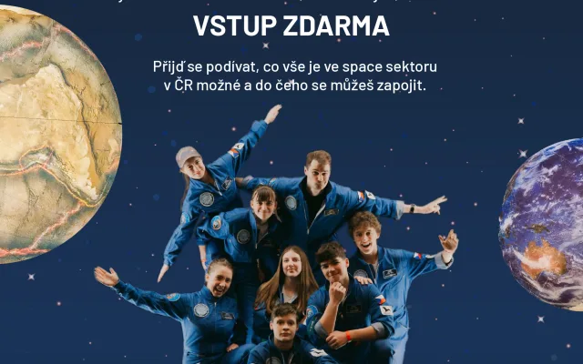 Vesmír začíná v Brně: unikátní Czech Space Pavilon otevře brány studentům i veřejnosti
