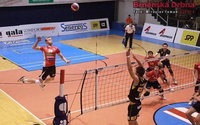 Volejbal Brno - VK Jihostroj České Budějovice 0:3
